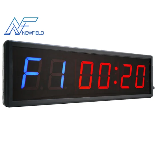 Newfield 2.3 インチ 6 桁 LED クロスフィット秒インターバルタイマーワークアウトジムタイマーワークアウトタイマー